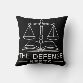 Coussin Avocat drôle La Défense repose