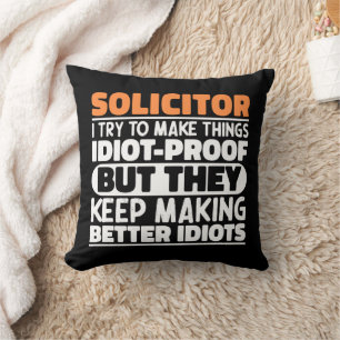 Coussin Avocat J'Essaie De Rendre Les Choses Drôle Dit Coo