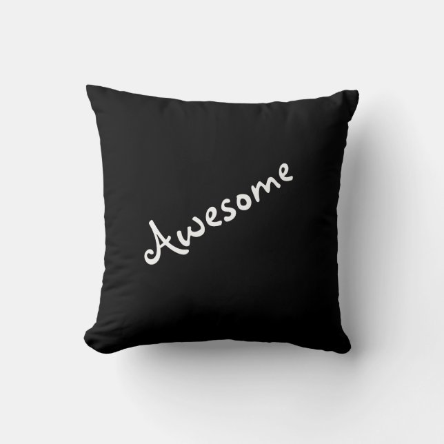 Coussin Awesome or Awful Mood Jetez l'oreiller (Recto)