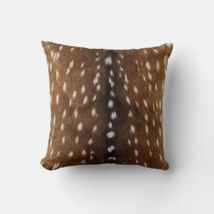 Coussin Axe Exotique vintage Cerf Masquer l'impression