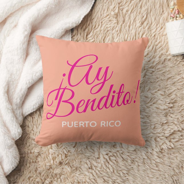 Coussin Ay bendito! Porto Rico (Couverture)