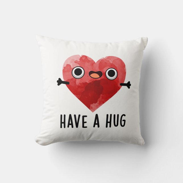 Coussin Ayez Un Gros Jeu De Coeur Drôle (Recto)