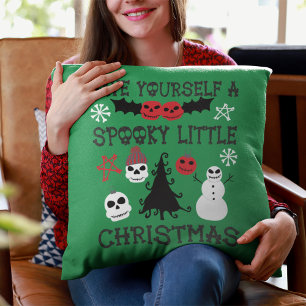 Coussin Ayez un petit Noël Éffrayant