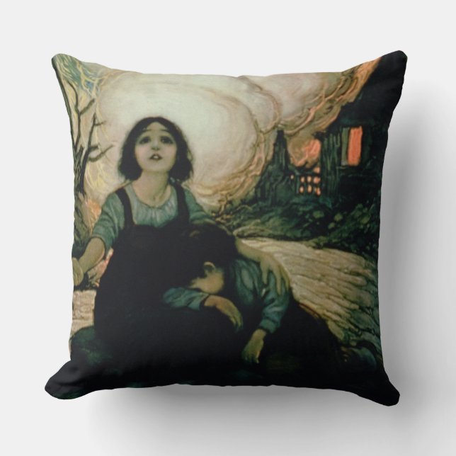 Coussin "Ayez-vous pièce à vos coeurs pour nous ? ", (Recto)