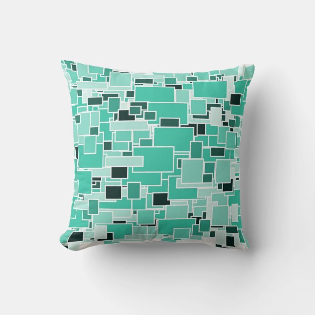 Coussin Azure Chaos (Recto)