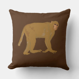 Coussin  Baboon Monkey Art 
