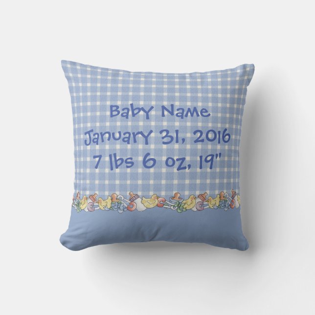 Coussin Baby Boy (Recto)