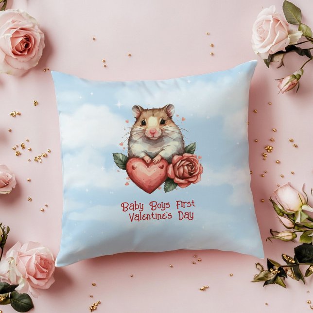 Coussin Baby Boys Première Saint Valentin (Créateur téléchargé)