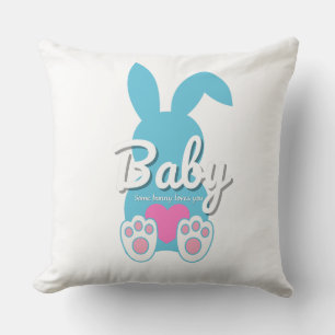 Coussin Baby Bunny Jeu d'oreiller - Jolie famille cadeau d