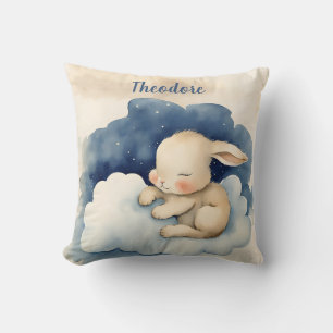 Coussin Baby Bunny Rabbit Garçons Personnalisés