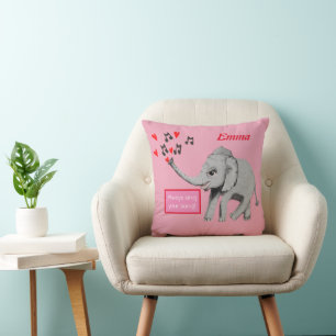 Coussin Baby Elephant Big Dream