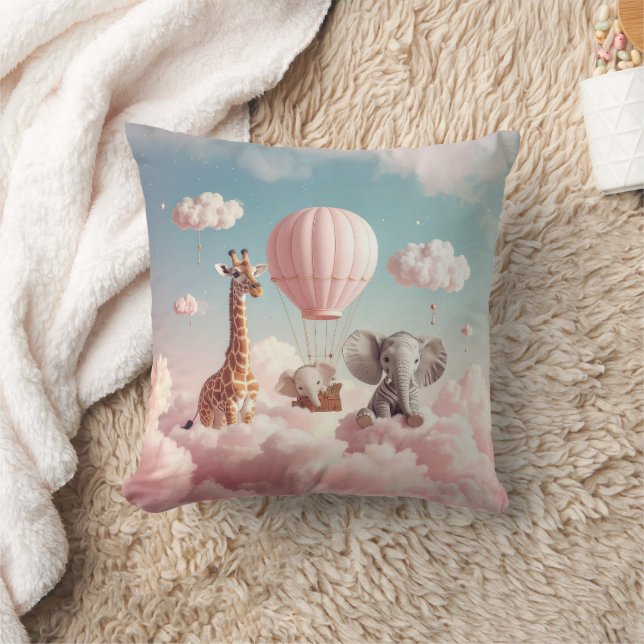 Coussin Baby Giraffe avec tous ses amis (Couverture)