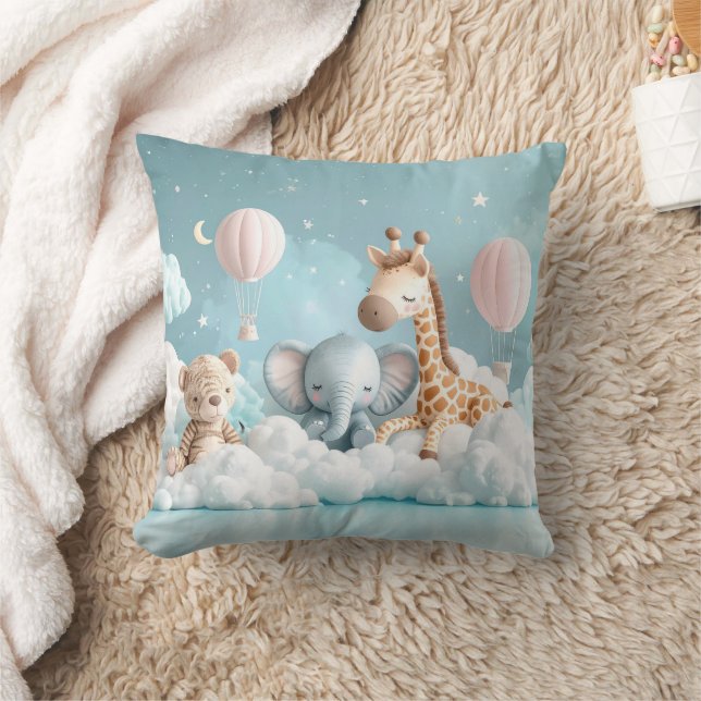 Coussin Baby Giraffe avec tous ses amis (Couverture)