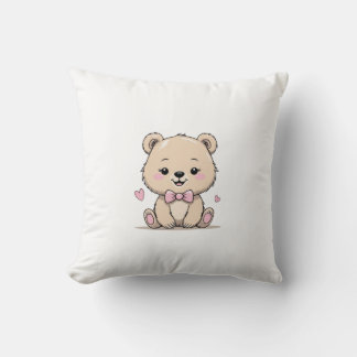 Coussin baby girl bear pillow 