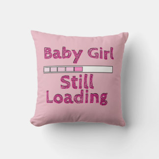 Coussin Baby Girl Chargement - Cinquième mois