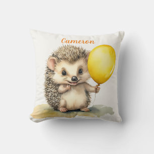 Coussin Baby Hedgehog Balloon Sexe Neutre Personnalisé