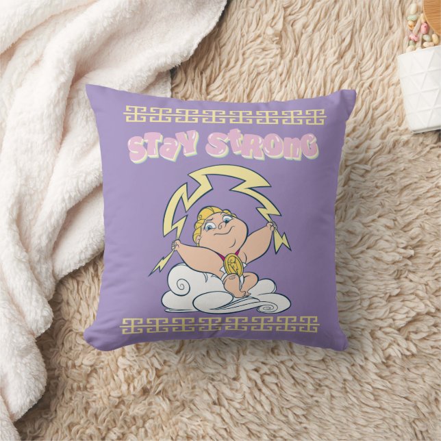 Coussin Baby Hercules - Stay Strong Throw Pillow (Couverture)