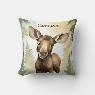 Coussin Baby Moose personnalisée
