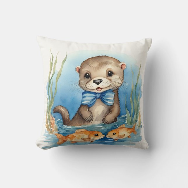Coussin Baby Otter Boys (Recto)
