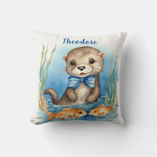 Coussin Baby Otter Boys Personnalisé
