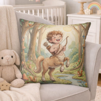 Coussin Baby Sagittarius Zodiac Nursery Kids
