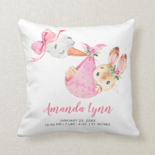 Coussin Baby shower de lapin de magasin spécial