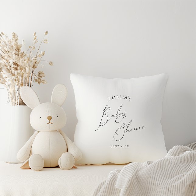 Coussin Baby Shower Fantaisiste et Mixte (Créateur téléchargé)