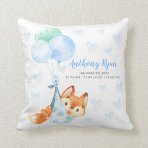 Coussin Baby shower Fox de livraison spéciale