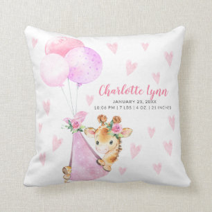 Coussin Baby shower Giraffe de livraison spéciale