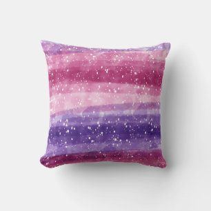 Coussin Backled de Purple and Pink