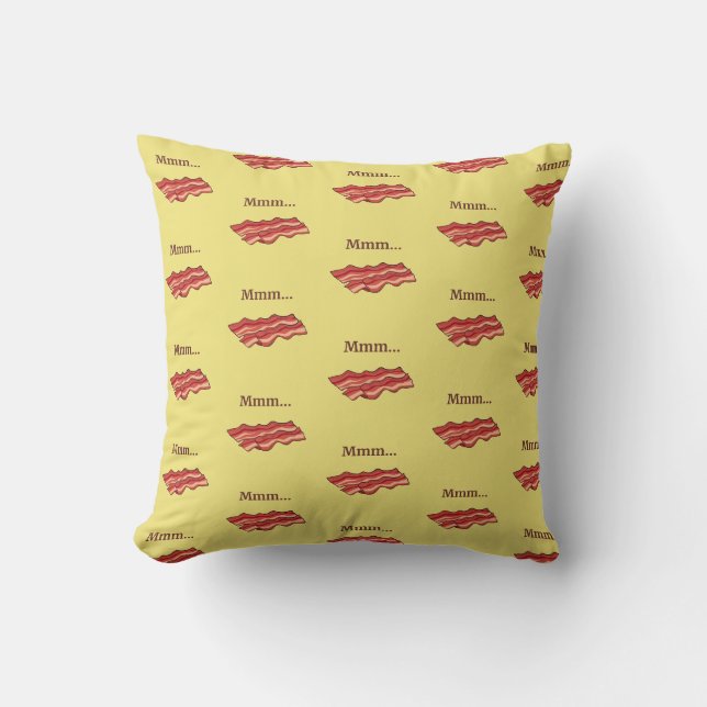 Coussin Bacon Drôle (Recto)