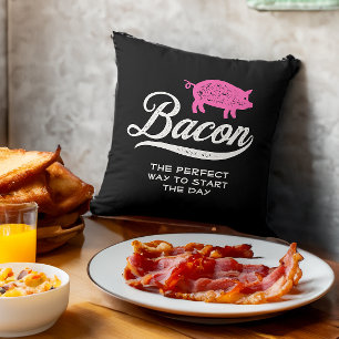 Coussin Bacon La façon idéale de commencer la journée