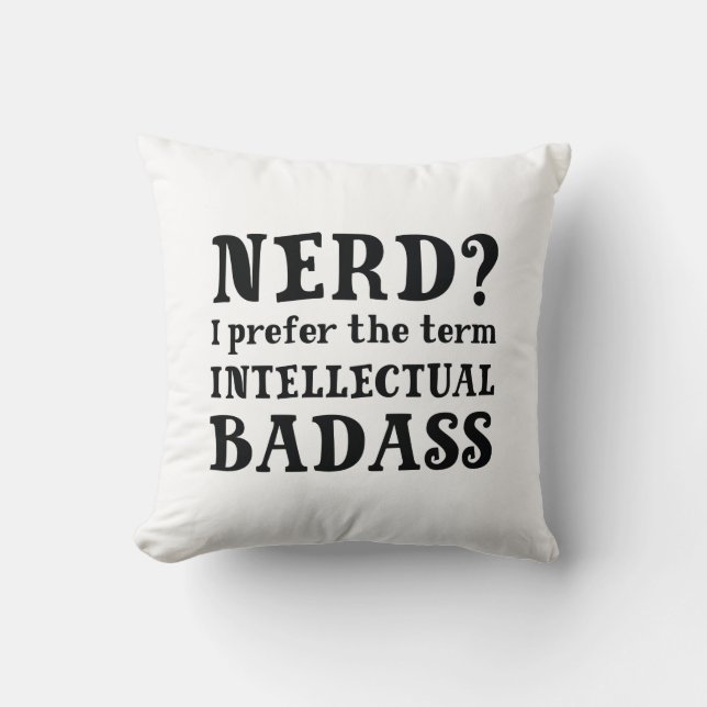 Coussin Badass (Recto)