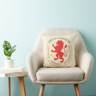 Coussin Badge de la Fierté de la maison de lion rouge GRYF