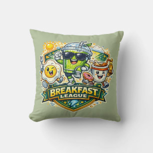 Coussin Badge de la Ligue du Petit Déjeuner