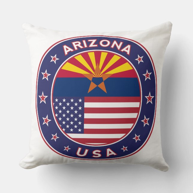 Coussin Badge de l'Arizona (Recto)