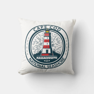 Coussin Badge du Massachusetts de Cape Cod National Seasho