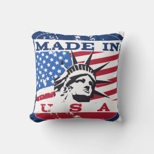 Coussin Badge Fabriqué aux États-Unis