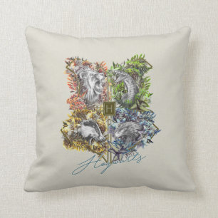 Coussin Badge floral HOGWARTS™