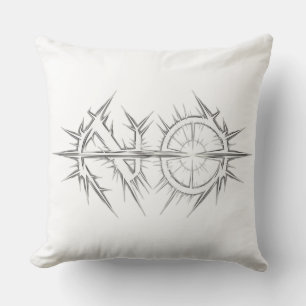 Coussin Bague "NON" à picots et barre oblique