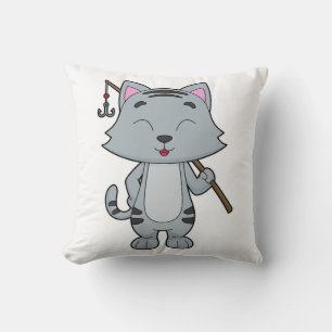 Coussin Baguette de pêche de chat