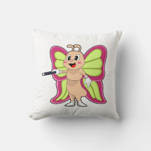 Coussin Baguette magique papillon