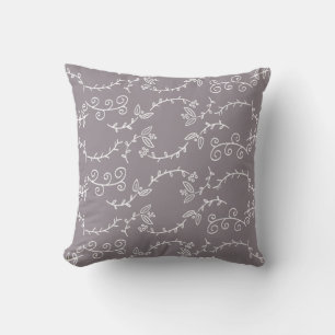 Coussin baies et feuilles