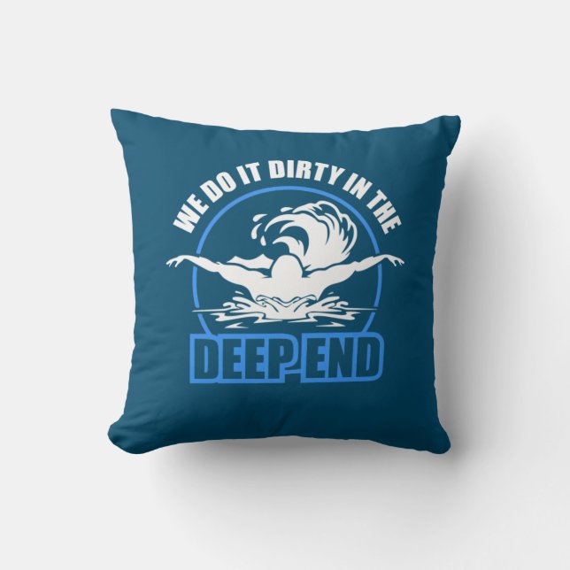 Coussin Baigneurs Nous Le Faisons Sale En Profondeur (Recto)