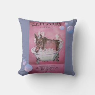 Coussin BAIN À BULLE AJOUTER I Couverture À Toison CONÇUE