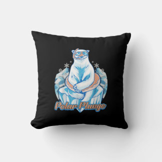 Coussin Bain Polaire Plongée Ice Jump Funny Ours Polaire B