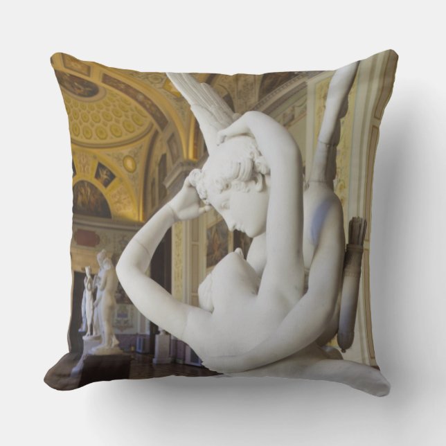 Coussin Baiser de Cupidon et Psyché, par Antonio Canova (Recto)