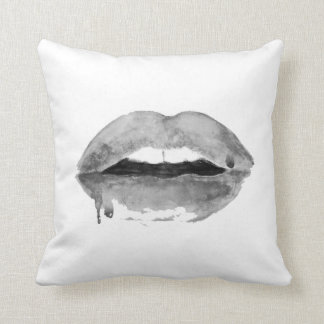 Coussin Baiser noir et blanc