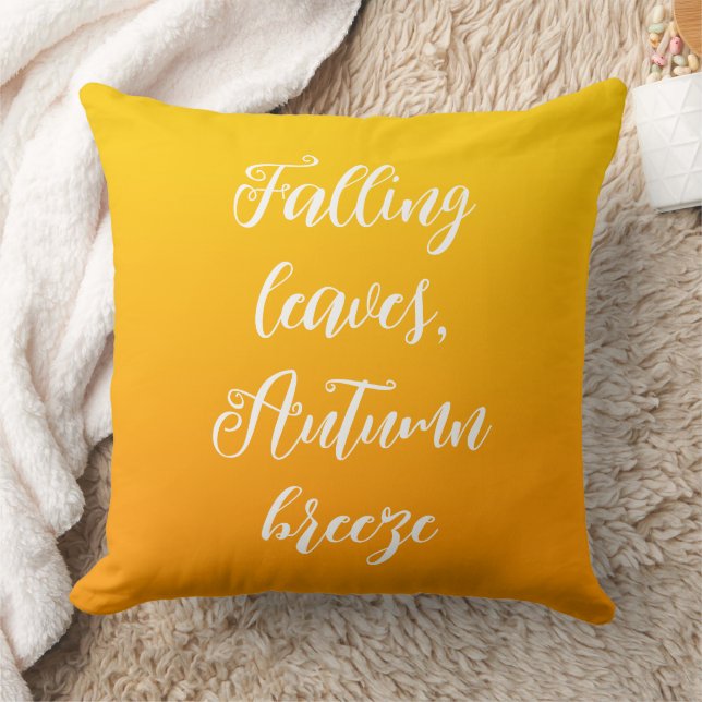 Coussin Baisse de la brise d'automne Feuille (Couverture)