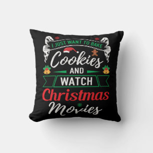 Coussin Bake Cookies Et Regarder Les Films De Noël